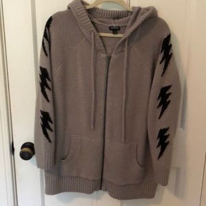 Torrid zip up cardigan sweater